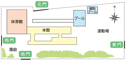昭和小学校の平面図