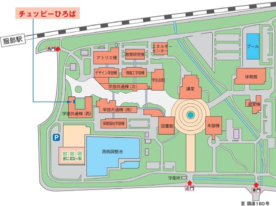 岡山県立大学平面図