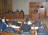 3月定例市議会の様子