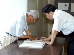 面談中の市長