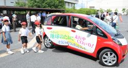 子どもたちも試乗