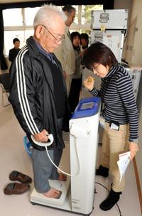 体組成計で健康チェック