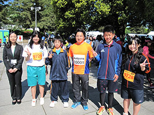 総社東中の４人といっしょに