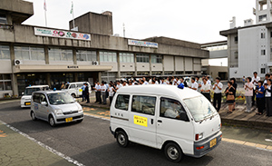 青パト出発式