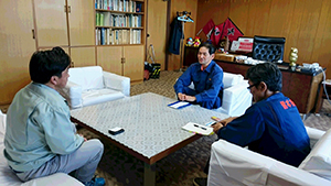 益城町長と