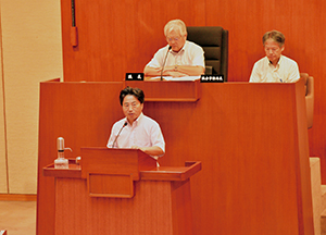 議会閉会