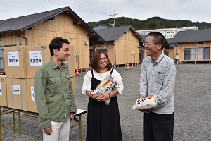 被災者と
