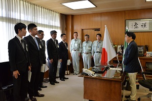 派遣職員訓示