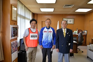 全国障害者スポーツ大会出場選手壮行式