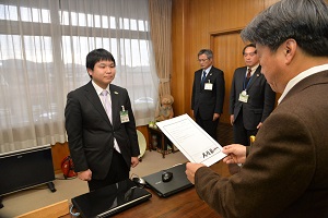 辞令交付