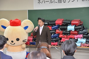 ランドセル贈呈式