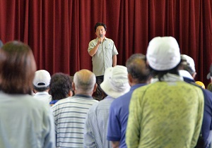 神在地区合同防災訓練