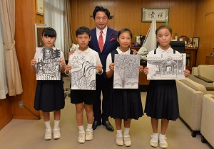 水墨画展表彰