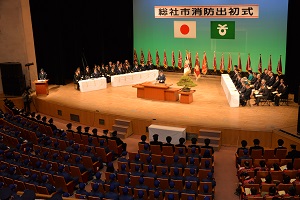 団員集合