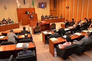 ２月定例市議会最終日
