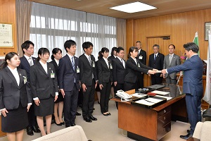 辞令交付