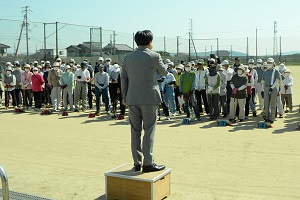 市長杯ゴルフ大会あいさつ