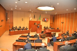 議場の様子