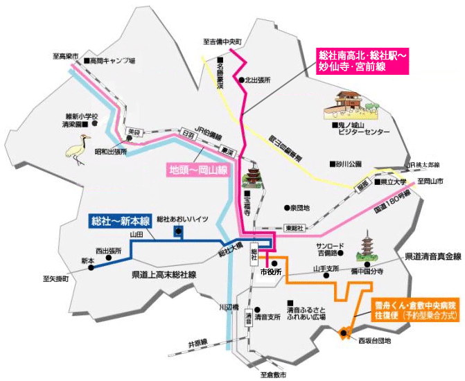 バス路線マップ