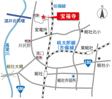 宝福寺　周辺MAP