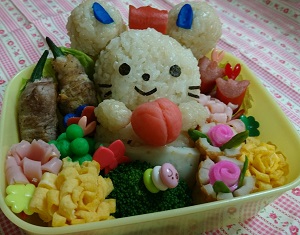 チュッピーとお花見弁当