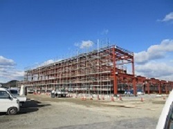 鉄骨建方工事