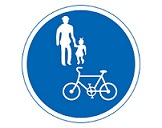 自転車歩行者通行可標識