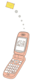 携帯電話のイラスト