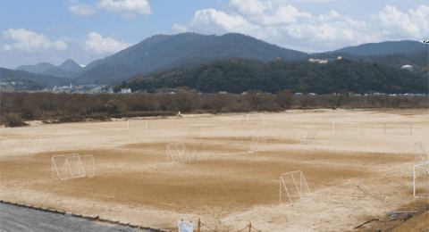 高梁川河川敷グラウンド