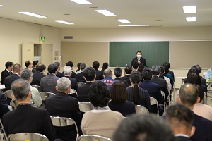 30日 いわき市長が防災について講演の画像1