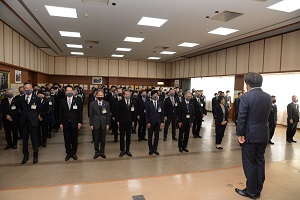 28日　仕事納めのあいさつの画像