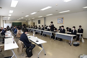 12日　岡山県立大学のインターンシップ生から政策提言の画像1