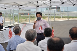 秦地区排水機場完成式典の画像1