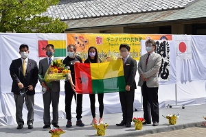 19日　ギニアビサウ共和国の柔道選手ら歓迎セレモニーを開催の画像2