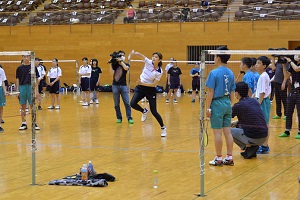 潮田玲子さんのバドミントン教室の画像2