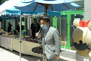 デニムマスク夏販売の画像1