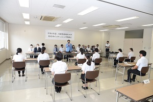 川福インターン市長あいさつ