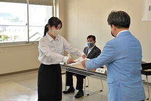 中国学園辞令交付