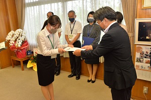 5日　青山学院大学のインターンシップ生を受け入れの画像