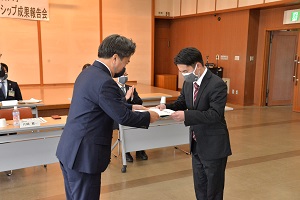 26日　岡山商科大学のインターンシップ生から政策提言の画像2