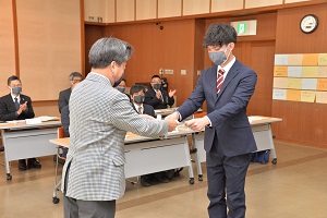 23日　倉敷芸術科学大学のインターンシップ生から政策提言の画像2