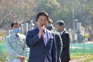 20日　ホタルの幼虫の放流式への画像1