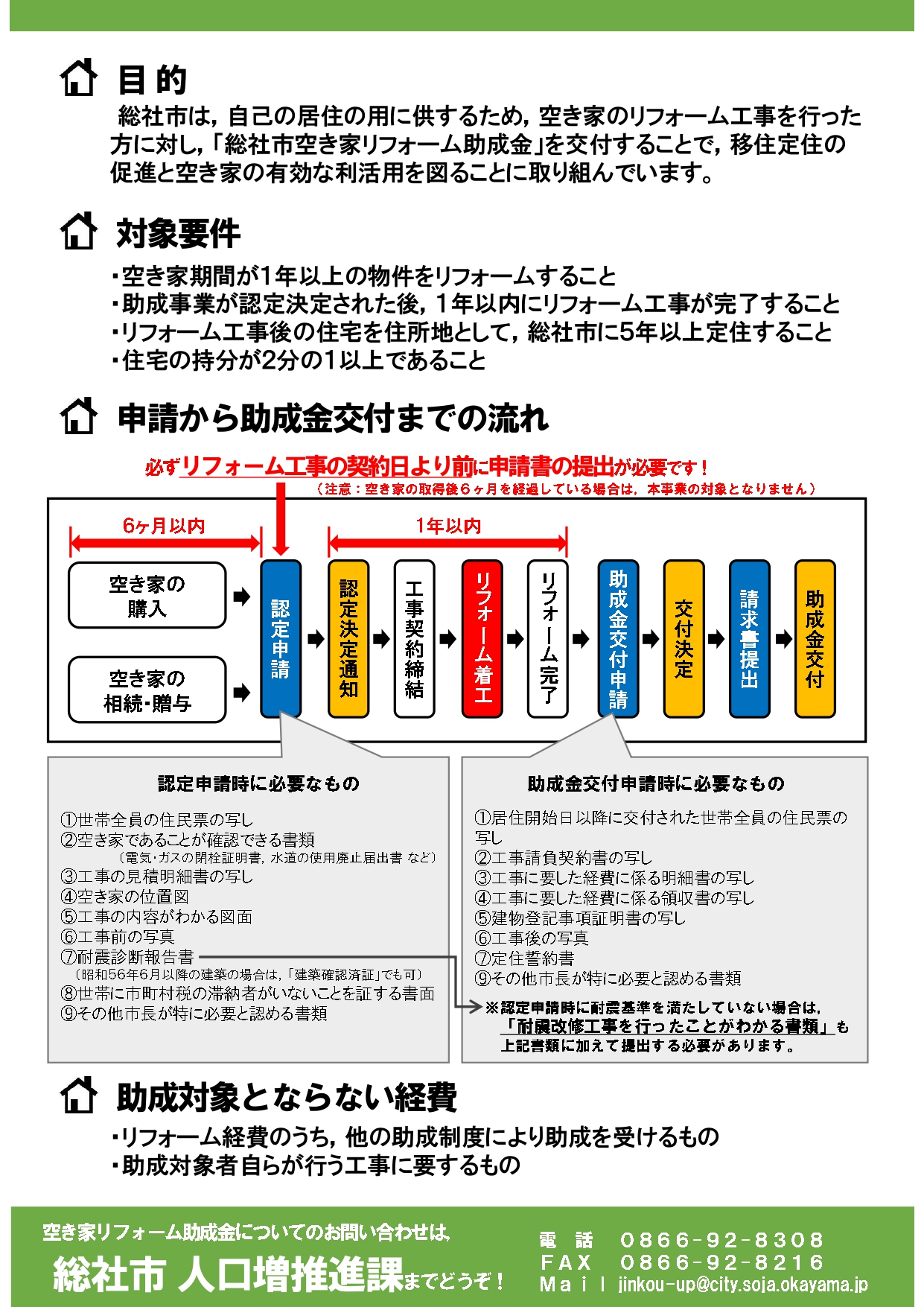 空き家リフォーム助成金のご案内の画像2