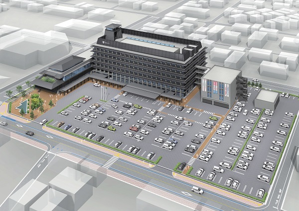 完成イメージパース（北側外観）の画像