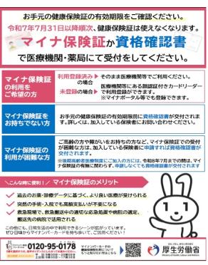 マイナンバーカードの保険証利用についての画像1