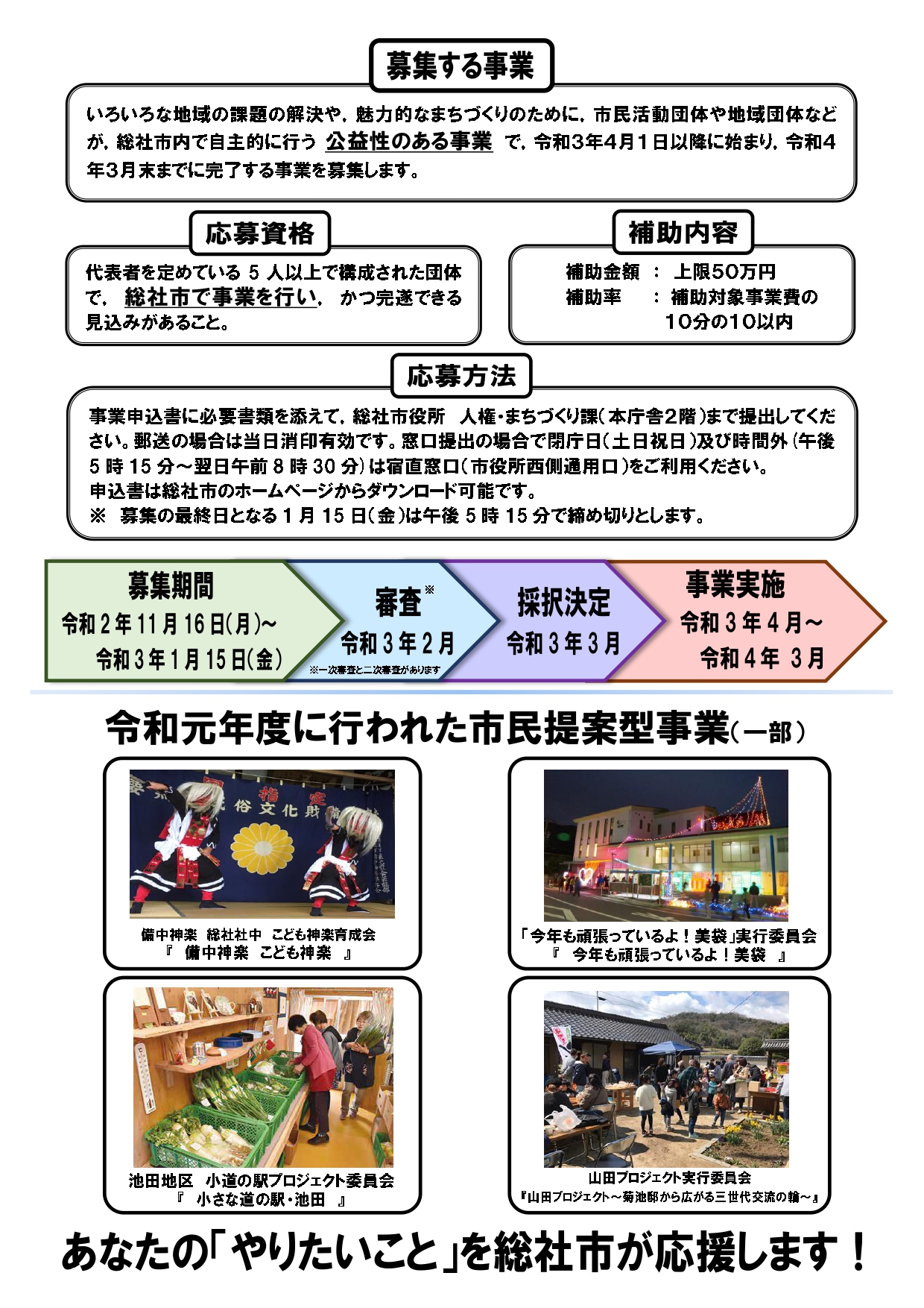 地域課題解決のために、「やりたいこと」を提案してみませんか？の画像2