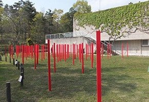屋外展示の様子