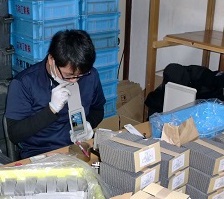 自動車部品の組立の画像