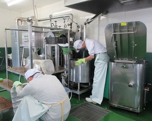 豆腐の製造の画像