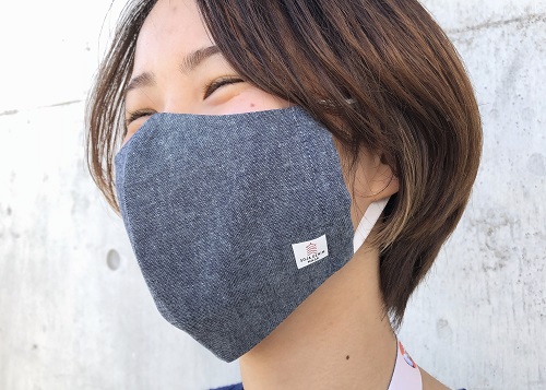 デニムマスク着用イメージ